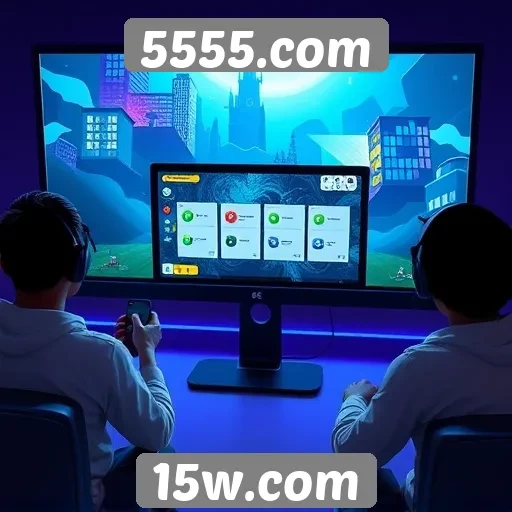 Recursos inovadores do site 5555.com para gamers