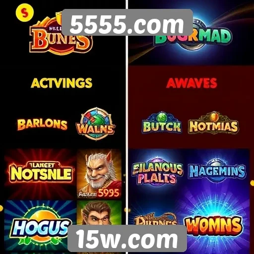 Comparativo entre jogos populares no 5555.com